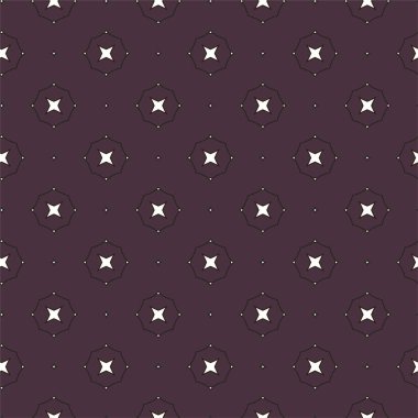 Geometrik süslemeli vektör deseni. Kusursuz tasarım dokusu 