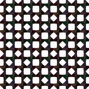 Geometrik süslemeli vektör deseni. Kusursuz tasarım dokusu 