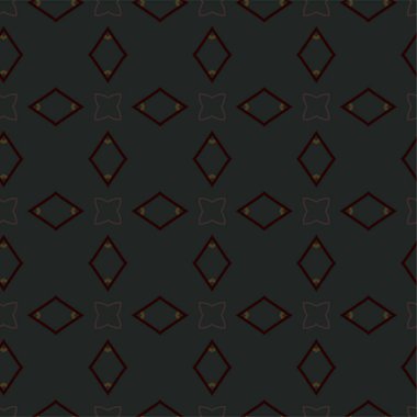 Geometrik süslemeli vektör deseni. Kusursuz tasarım dokusu 