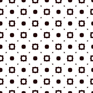 Geometrik süslemeli vektör deseni. Kusursuz tasarım dokusu 