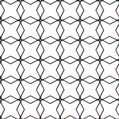 Soyut geometrik süslemesiz desen. tasarım arkaplanı, vektör illüstrasyonu