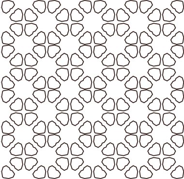 Soyut geometrik süslemesiz desen. tasarım arkaplanı, vektör illüstrasyonu