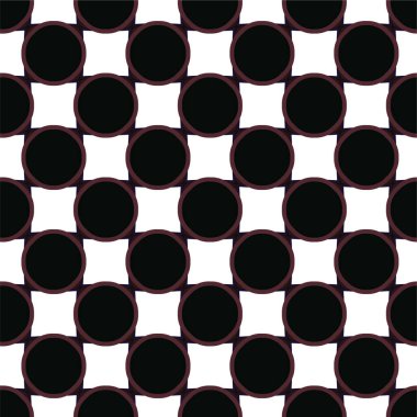 Geometrik süslemeli vektör deseni. Kusursuz tasarım dokusu 