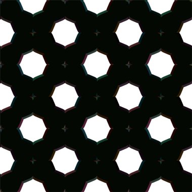 Soyut geometrik süslemesiz desen. tasarım arkaplanı, vektör illüstrasyonu