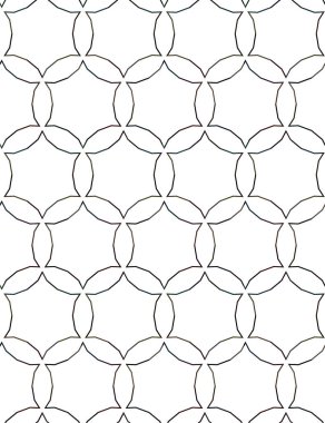 Geometrik süslemeli vektör deseni. Kusursuz tasarım dokusu 