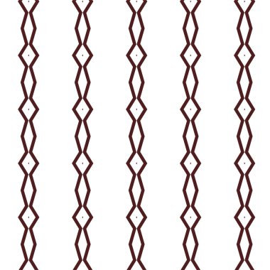 Geometrik süslemeli vektör deseni. Kusursuz tasarım dokusu 