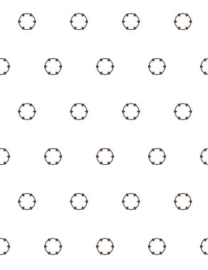 Geometrik süslemeli vektör deseni. Kusursuz tasarım dokusu 