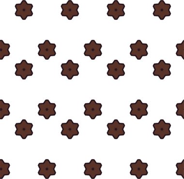 Geometrik süslemeli vektör deseni. Kusursuz tasarım dokusu 