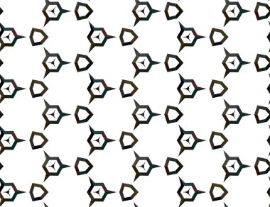 Soyut geometrik süslemesiz desen. tasarım arkaplanı, vektör illüstrasyonu