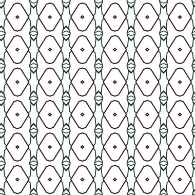 Geometrik süslemeli vektör deseni. Kusursuz tasarım dokusu 