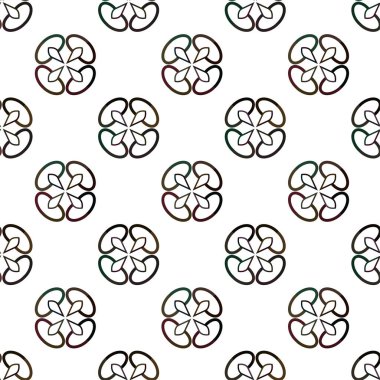 Soyut geometrik süslemesiz desen. tasarım arkaplanı, vektör illüstrasyonu