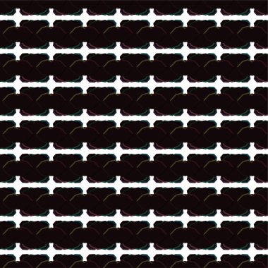 Geometrik süslemeli vektör deseni. Kusursuz tasarım dokusu 