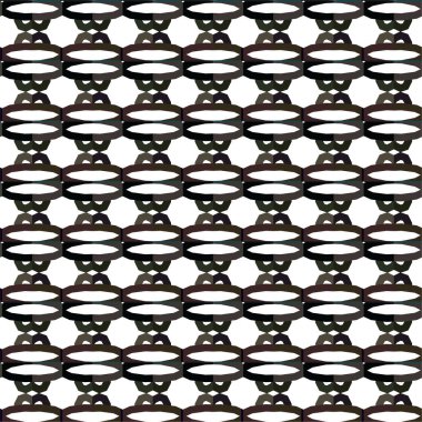Geometrik süslemeli vektör deseni. Kusursuz tasarım dokusu 