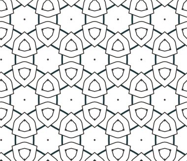Soyut geometrik süslemesiz desen. tasarım arkaplanı, vektör illüstrasyonu