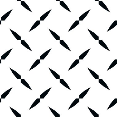 Geometrik süslemeli vektör deseni. Kusursuz tasarım dokusu 