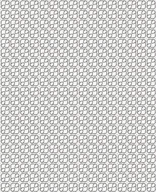 Geometrik süslemeli vektör deseni. Kusursuz tasarım dokusu 