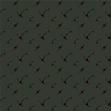 Geometrik süslemeli vektör deseni. Kusursuz tasarım dokusu 