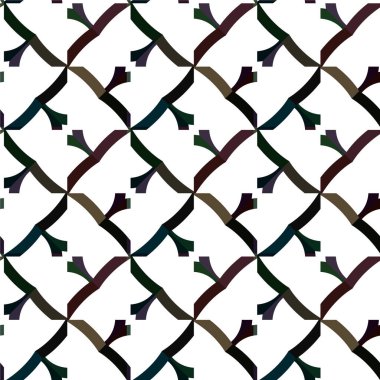 Soyut geometrik süslemesiz desen. tasarım arkaplanı, vektör illüstrasyonu