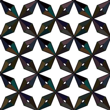 Soyut geometrik süslemesiz desen. tasarım arkaplanı, vektör illüstrasyonu