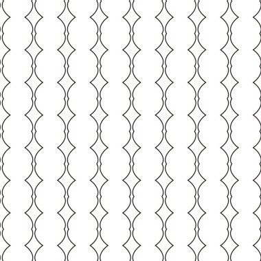 Geometrik süslemeli vektör deseni. Kusursuz tasarım dokusu 