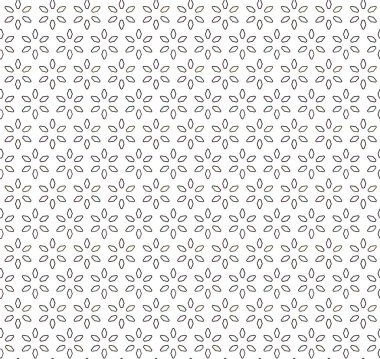 Geometrik süslemeli vektör deseni. Kusursuz tasarım dokusu 