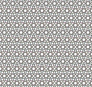 Soyut geometrik süslemesiz desen. tasarım arkaplanı, vektör illüstrasyonu