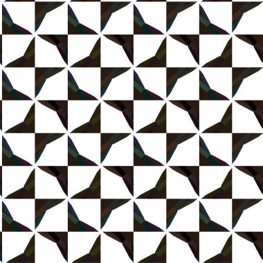 Geometrik süslemeli vektör deseni. Kusursuz tasarım dokusu 