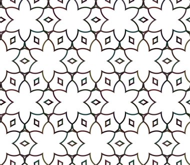 Soyut geometrik süslemesiz desen. tasarım arkaplanı, vektör illüstrasyonu