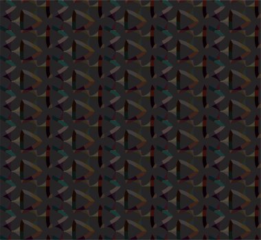 Geometrik süslemeli vektör deseni. Kusursuz tasarım dokusu 