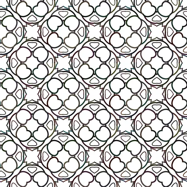 Abstrakte Geometrische Ornamentale Nahtlose Muster Design Hintergrund Vektorillustration — Stockvektor