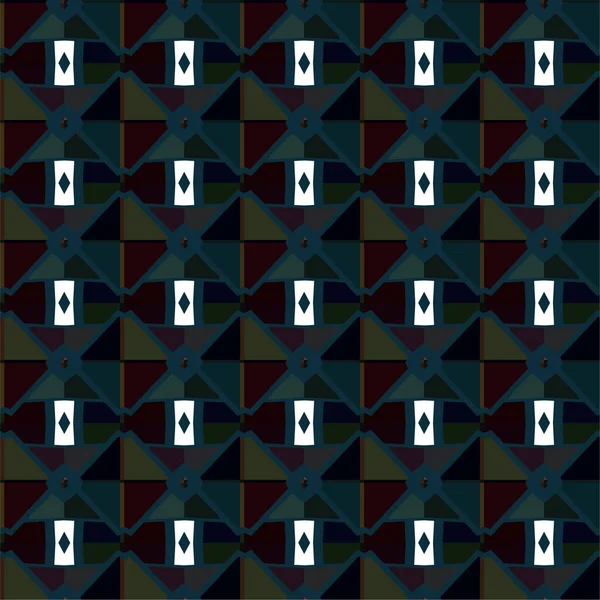 Geometrisches Ornamentales Vektormuster Nahtlose Design Textur — Stockvektor