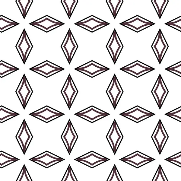 Geometrisches Ornamentales Vektormuster Nahtlose Design Textur — Stockvektor