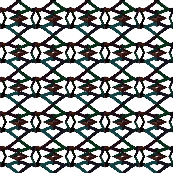 Abstrakte Geometrische Ornamentale Nahtlose Muster Design Hintergrund Vektorillustration — Stockvektor