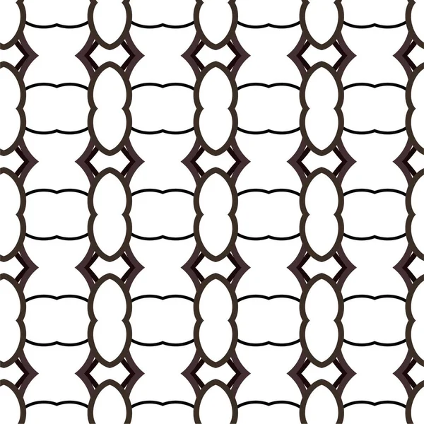 Abstrakte Geometrische Ornamentale Nahtlose Muster Design Hintergrund Vektorillustration — Stockvektor