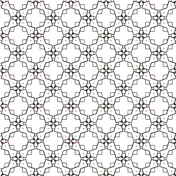 Geometrisches Ornamentales Vektormuster Nahtlose Design Textur — Stockvektor