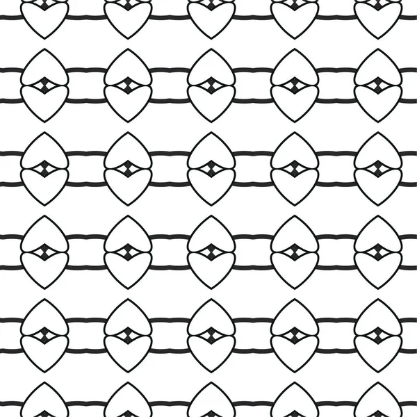 Resumo Padrão Ornamental Sem Costura Geométrica Fundo Projeto Ilustração Vetorial — Vetor de Stock