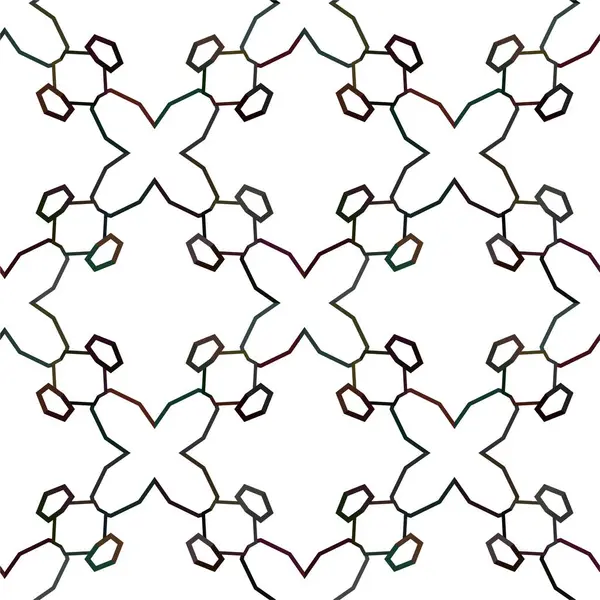 Абстрактний Геометричний Орнаментальний Безшовний Візерунок Дизайн Фону Векторні Ілюстрації — стоковий вектор