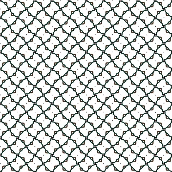 Abstracto Geométrico Ornamental Patrón Sin Costura Fondo Diseño Ilustración Vectorial — Vector de stock