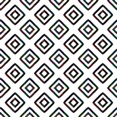 Geometrik süslemeli vektör deseni. Kusursuz tasarım dokusu 