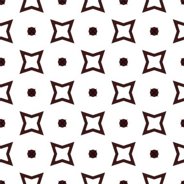 Geometrik süslemeli vektör deseni. Kusursuz tasarım dokusu 