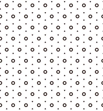 Geometrik süslemeli vektör deseni. Kusursuz tasarım dokusu 