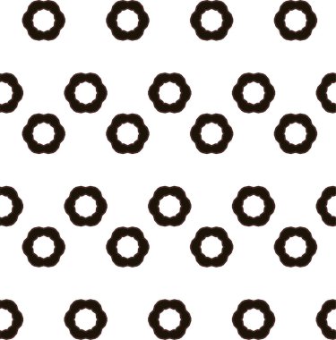 Geometrik süslemeli vektör deseni. Kusursuz tasarım dokusu 