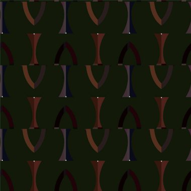 Soyut geometrik süslemesiz desen. tasarım arkaplanı, vektör illüstrasyonu