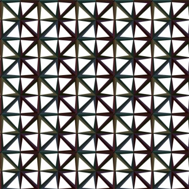 Geometrik süslemeli vektör deseni. Kusursuz tasarım dokusu 