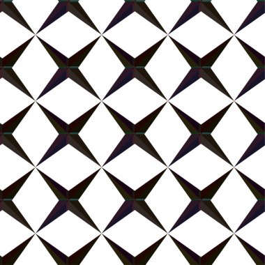 Geometrik süslemeli vektör deseni. Kusursuz tasarım dokusu 