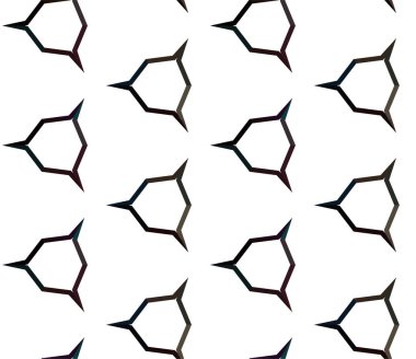 Soyut geometrik süslemesiz desen. tasarım arkaplanı, vektör illüstrasyonu