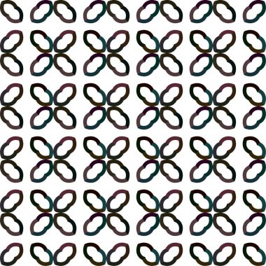 Soyut geometrik süslemesiz desen. tasarım arkaplanı, vektör illüstrasyonu