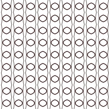 Geometrik süslemeli vektör deseni. Kusursuz tasarım dokusu 