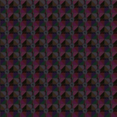 Geometrik süslemeli vektör deseni. Kusursuz tasarım dokusu 