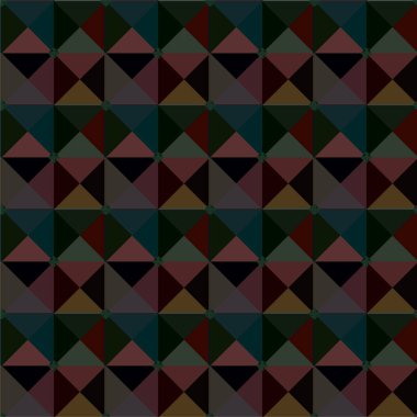 Geometrik süslemeli vektör deseni. Kusursuz tasarım dokusu 